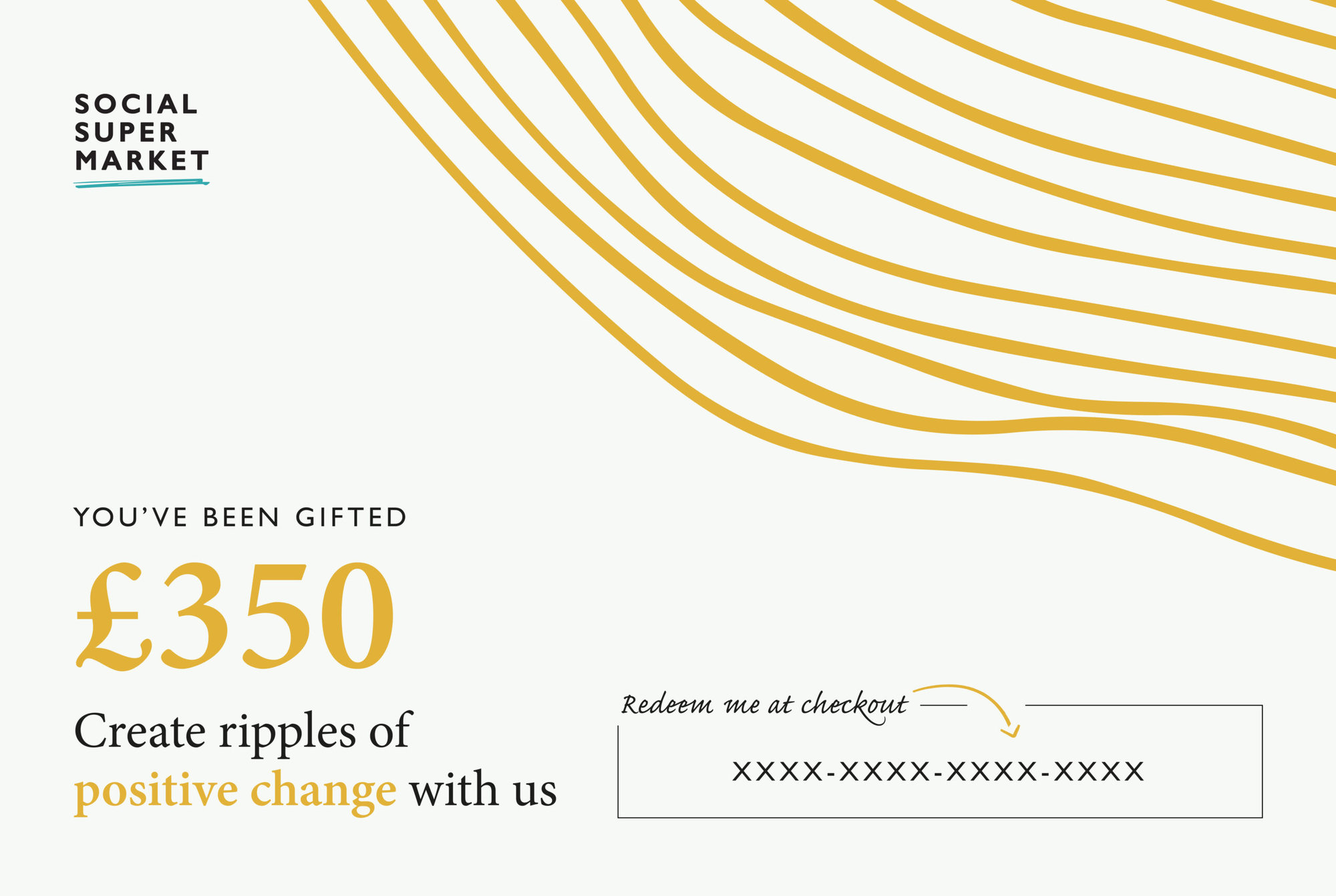 Social Enterprise Gift Card / Voucher - £350.00