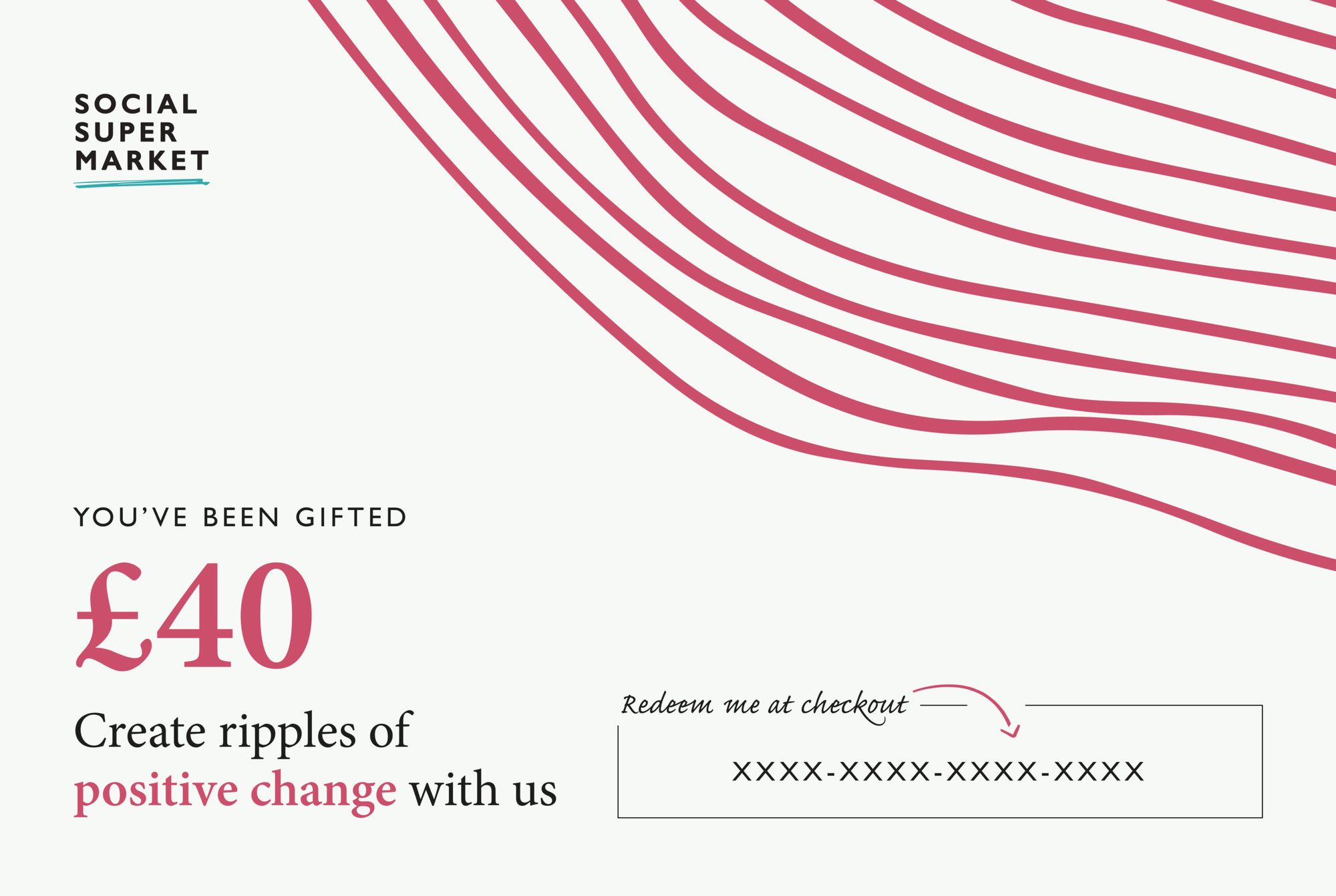 Social Enterprise Gift Card / Voucher - £40.00